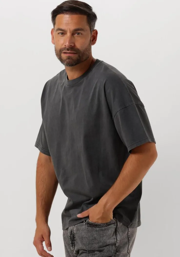 donkergrijze american vintage t-shirt fizvalley men