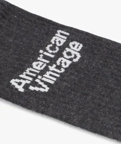 donkergrijze american vintage sokken clypsun m