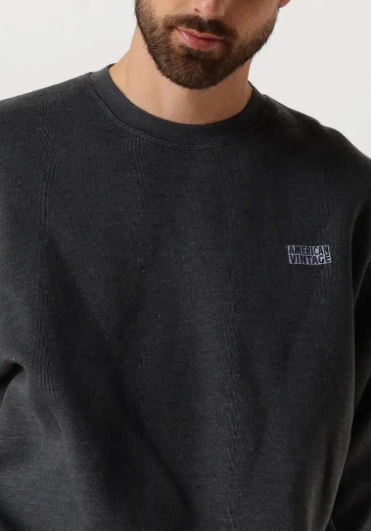 donkergrijze american vintage trui doven h