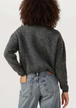 donkergrijze american vintage vest vitow cardigan