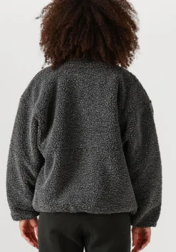 donkergrijze american vintage faux fur jas hoktown woman