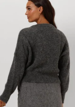 donkergrijze by-bar trui sonny natural pullover