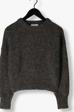 donkergrijze by-bar trui sonny natural pullover