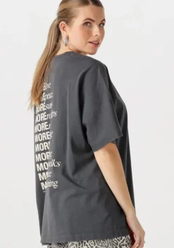 donkergrijze catwalk junkie t-shirt oversized graphic tshirt