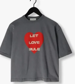 donkergrijze catwalk junkie t-shirt graphic tshirt