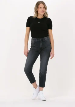 donkergrijze diesel straight leg jeans 2004 d-joy