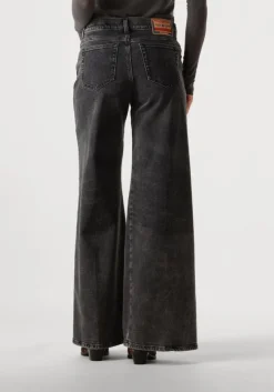 donkergrijze diesel wide jeans 1978 d-akemi