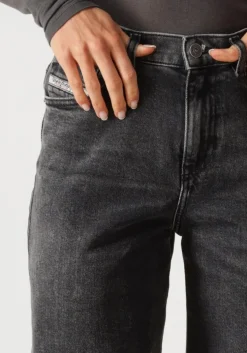 donkergrijze diesel wide jeans 1978 d-akemi