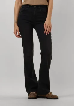 donkergrijze drykorn flared jeans far