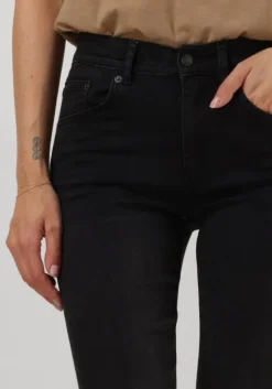 donkergrijze drykorn flared jeans far