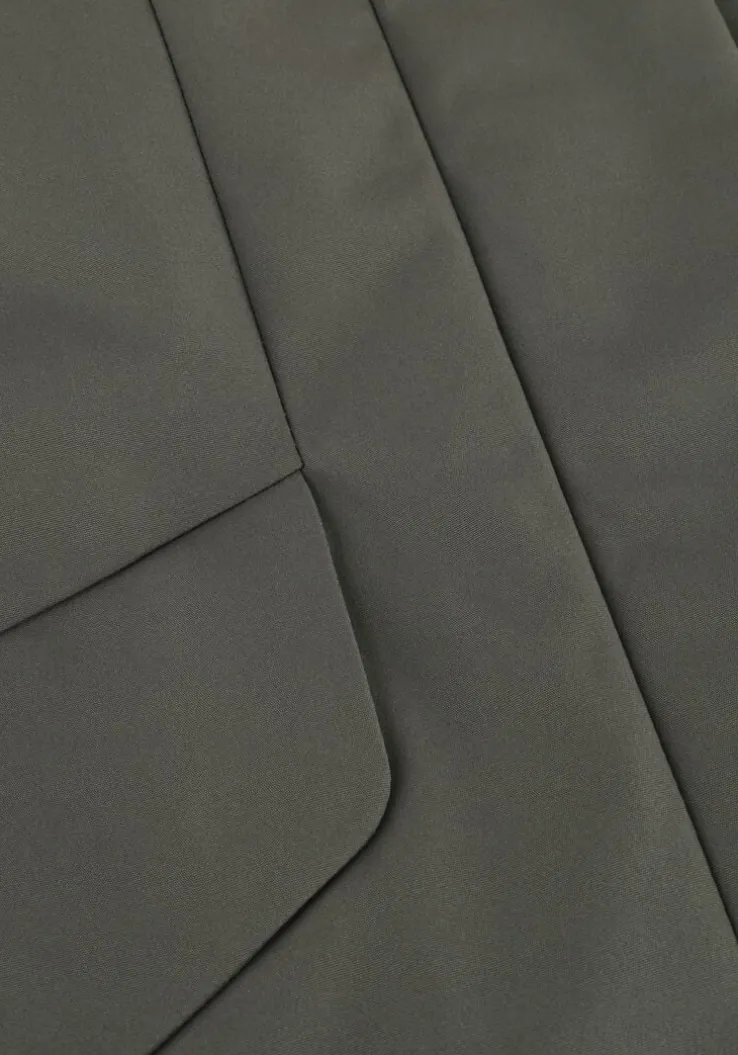 donkergrijze elvine gewatteerde jas signy