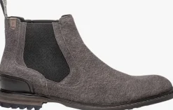 donkergrijze floris van bommel nette schoenen sfm-60039 crepi