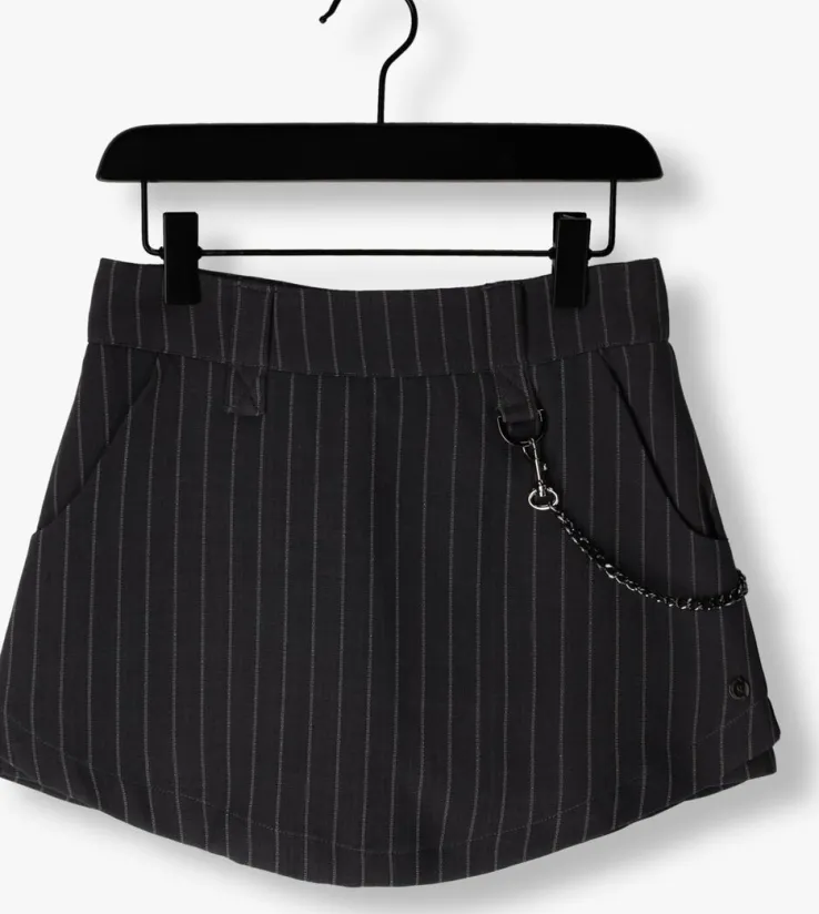 donkergrijze frankie & liberty minirok paris skort