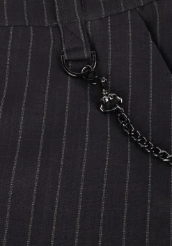 donkergrijze frankie & liberty minirok paris skort