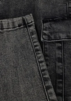 donkergrijze frankie & liberty mom jeans bird cargo