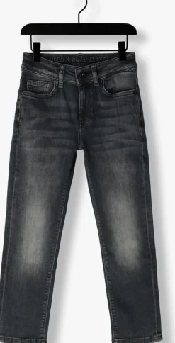 donkergrijze indian blue jeans wide jeans robin wide straight fit