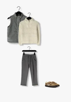 donkergrijze lil' atelier joggingbroek nmmilondon rik sweat pant lil