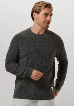 donkergrijze matinique trui majobo