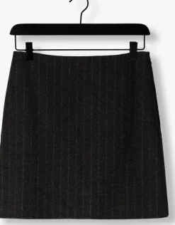 donkergrijze modström minirok kristolmd skirt