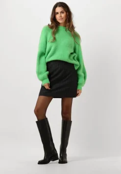 donkergrijze modström minirok kristolmd skirt