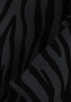 donkergrijze modström mini jurk ariella print dress