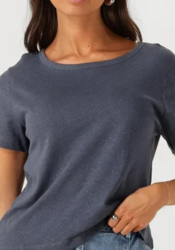 donkergrijze modström t-shirt holtmd t-shirt