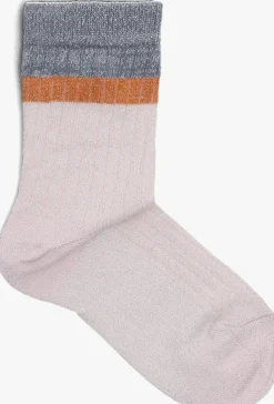 donkergrijze mp denmark sokken norma glitter socks