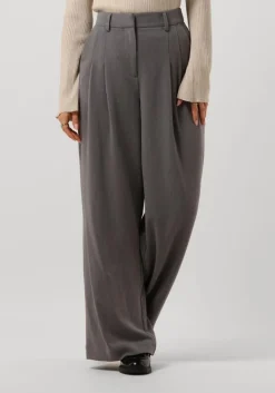 donkergrijze msch copenhagen pantalon mschhenrika hw pants