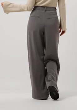 donkergrijze msch copenhagen pantalon mschhenrika hw pants