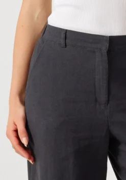 donkergrijze msch copenhagen pantalon mschpennie ginia hw pants