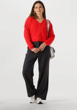 donkergrijze msch copenhagen pantalon mschpennie ginia hw pants