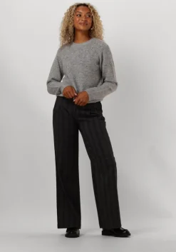 donkergrijze msch copenhagen pantalon mschcalile hw pants