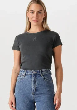 donkergrijze my essential wardrobe t-shirt mandymw tee