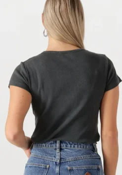 donkergrijze my essential wardrobe t-shirt mandymw tee