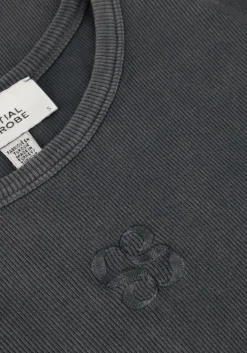 donkergrijze my essential wardrobe t-shirt mandymw tee