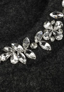 donkergrijze neo noir trui maia stone knit blouse