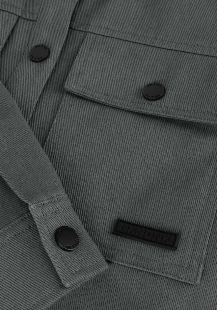 donkergrijze nik & nik overhemd kane shacket
