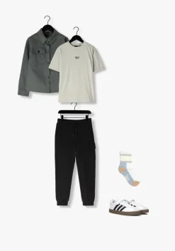 donkergrijze nik & nik overhemd kane shacket