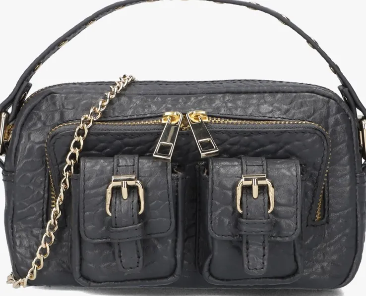 donkergrijze núnoo schoudertas helena buckle new zealand