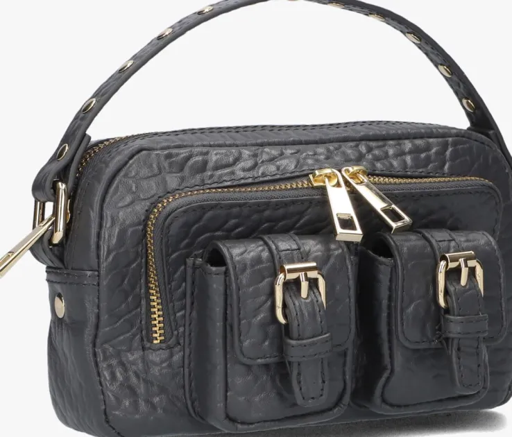 donkergrijze núnoo schoudertas helena buckle new zealand