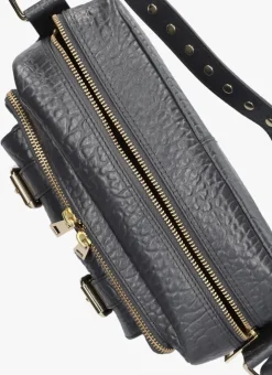 donkergrijze núnoo schoudertas ellie buckle new zealand