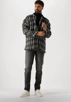 donkergrijze pure path slim fit jeans the ryan