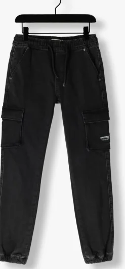 donkergrijze raizzed cargobroeken shanghai