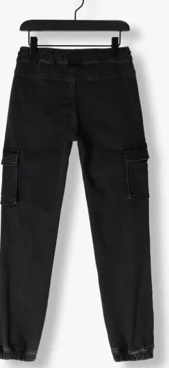 donkergrijze raizzed cargobroeken shanghai