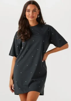 donkergrijze refined department mini jurk bella