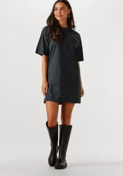 donkergrijze refined department mini jurk bella