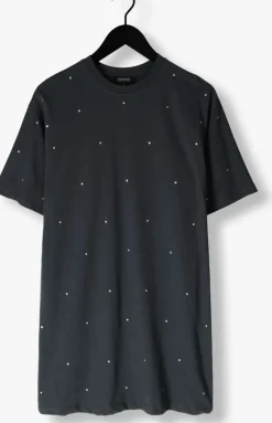 donkergrijze refined department mini jurk bella