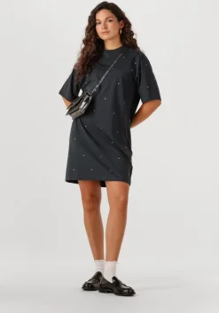 donkergrijze refined department mini jurk bella
