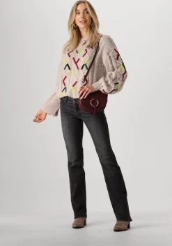 donkergrijze replay slim fit jeans new luz bootcut pants