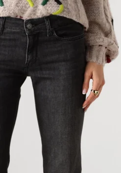 donkergrijze replay slim fit jeans new luz bootcut pants